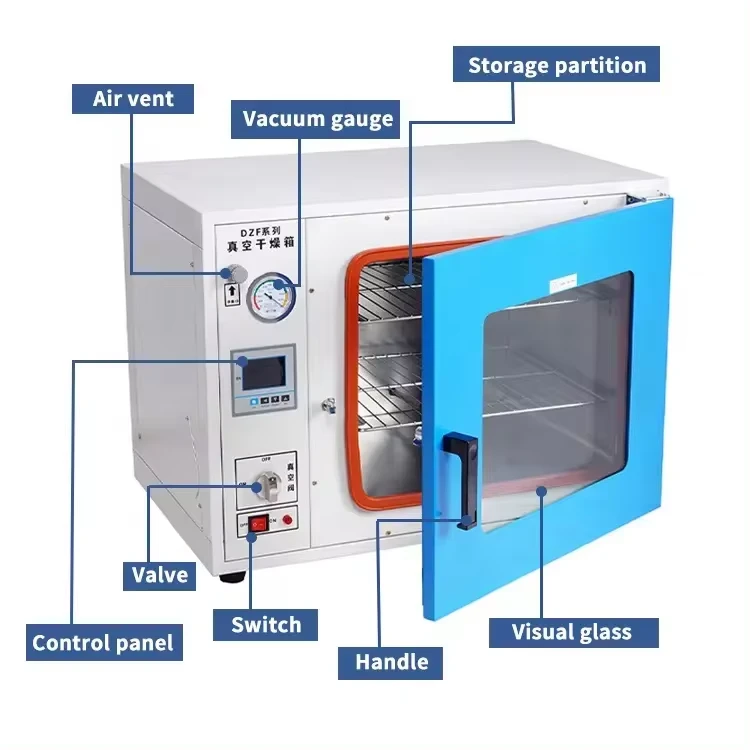 Laboratory Vacuum Drying Equipment Industrial Vacuum Drying Oven